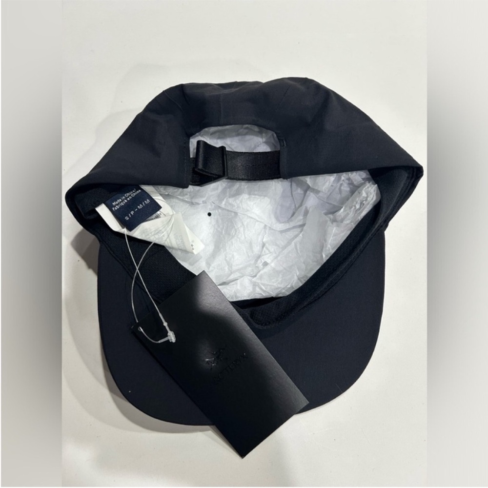 Arc’teryx Women's Men's Paltz Cap Black NWT Softshell Hat Performance L/XL - Picture 4 of 7